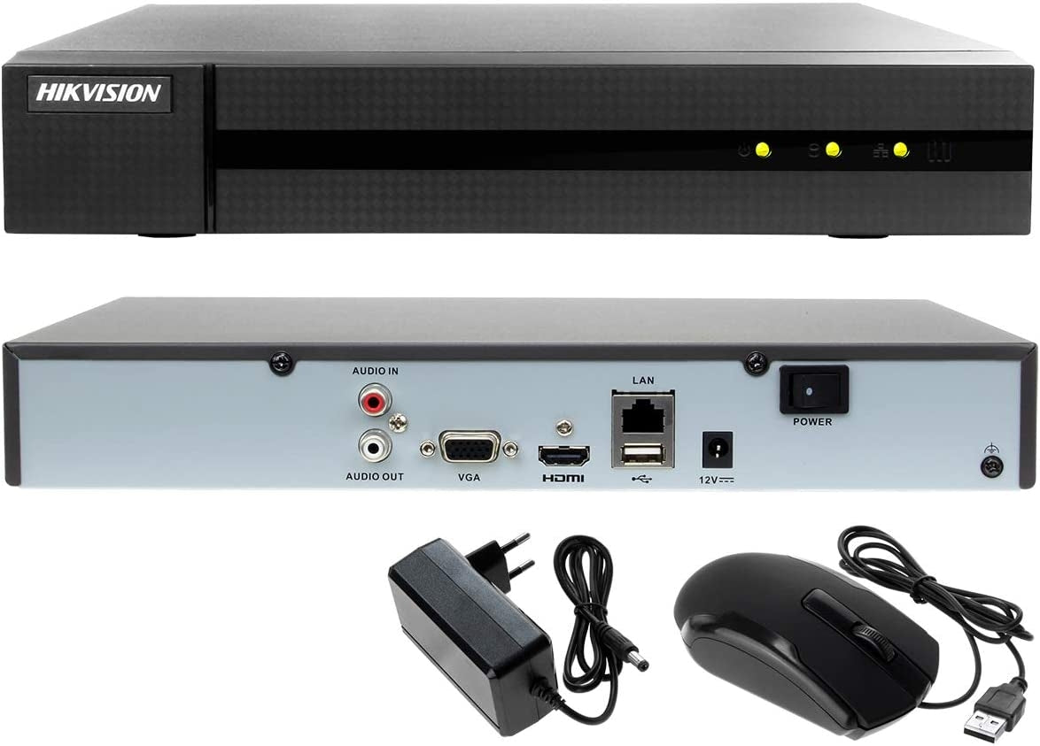 Kit Videosorveglianza Ip Poe 2 Mpx 4 Telecamere Hikvision Nvr 8 Canali Hd 2Tb
