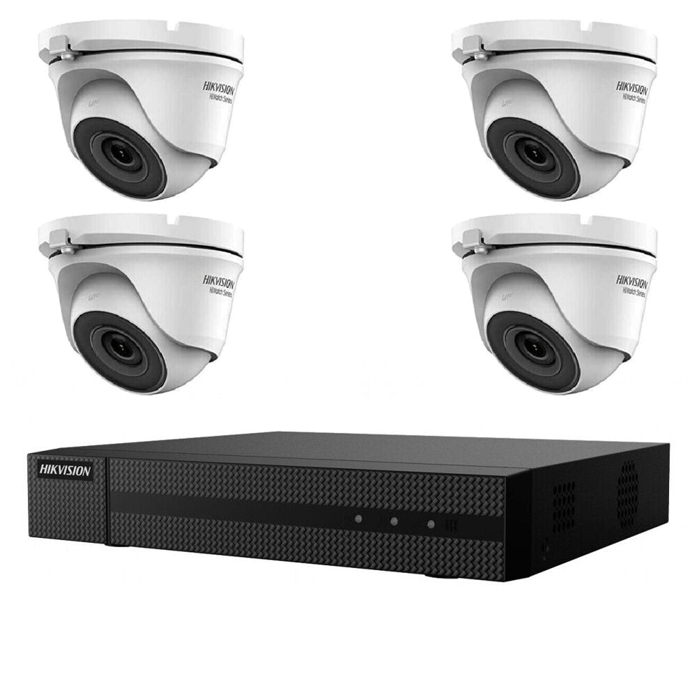 Kit Videosorveglianza Ip Poe 2 Mpx 4 Telecamere Hikvision