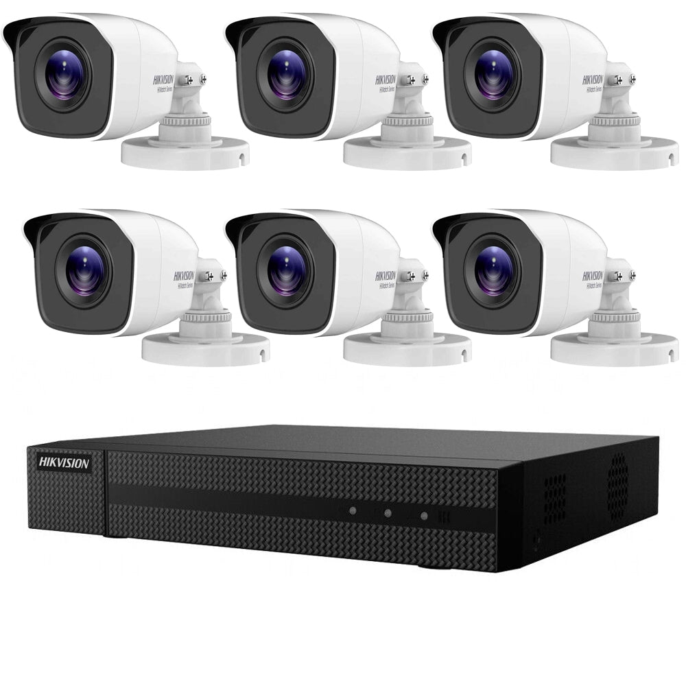 Kit Videosorveglianza Ip Poe 2 Mpx 6 Telecamere Hikvision